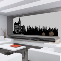Vinilos decorativos panorámica metrópolis