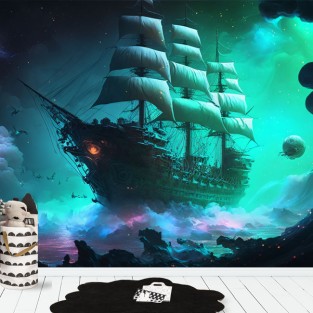 Papel pintado aventura barco fantasma Papel pintado aventura barco fantasma