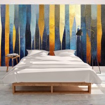 Papel pintado o fotomural pintura moderna con texturas
