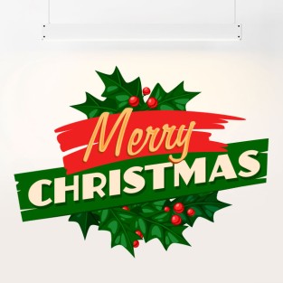Vinilo decorativo comercios merry christmas Vinilo decorativo comercios merry christmas