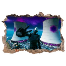 Vinilo agujero 3d fortnite bola 8