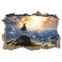 Vinilo agujero 3d the legend of zelda