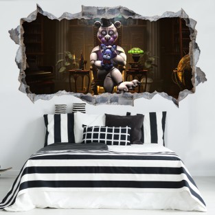 Vinilo agujero 3d videojuego five nights at freddy’s