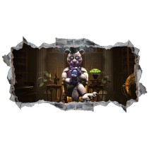 Vinilo agujero 3d videojuego five nights at freddy’s
