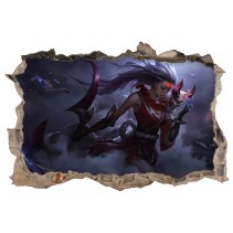 Vinilos videojuego league of legends agujero 3d
