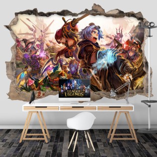 Vinilos decorativos league of legends 3d Vinilos decorativos league of legends 3d