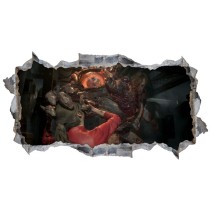 Pegatinas de vinilos agujero 3d resident evil
