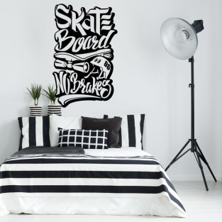 Pegatinas de vinilos frases skateboard