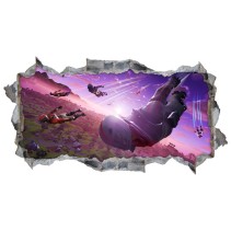Pegatina o vinilo agujero 3d fortnite