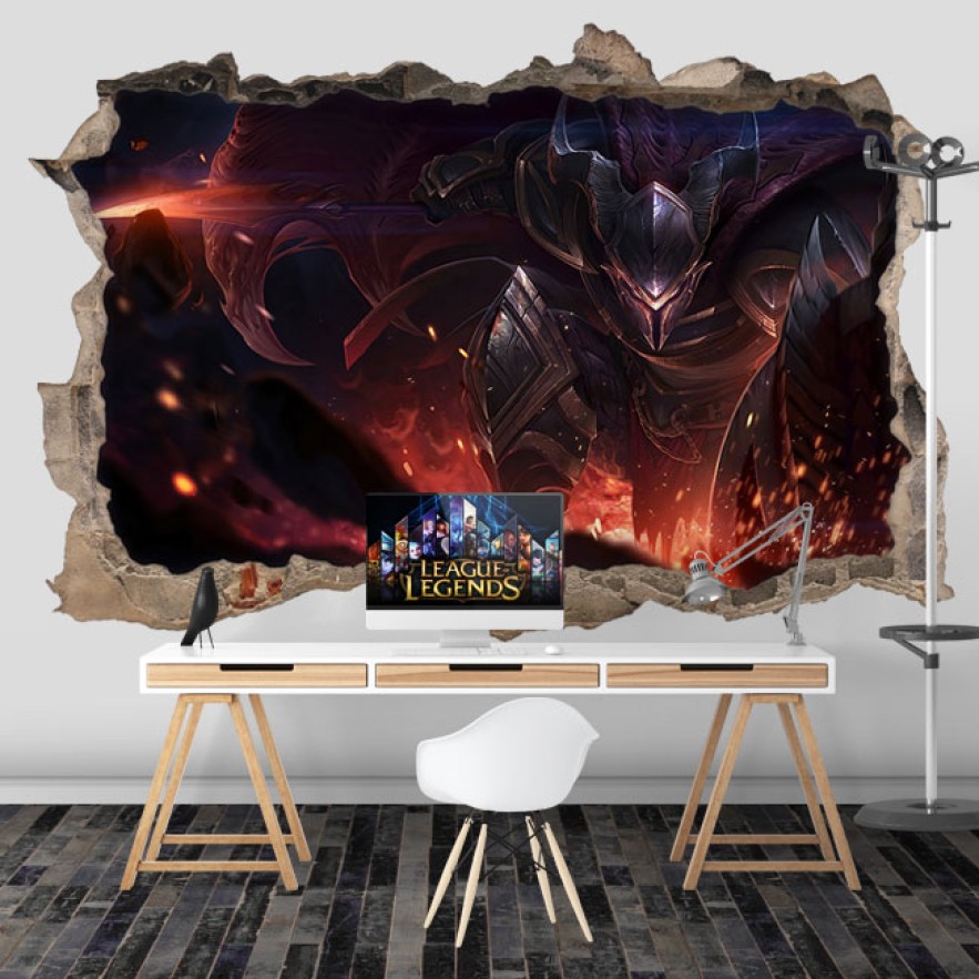 Vinilos y pegatinas videojuego league of legends 3d