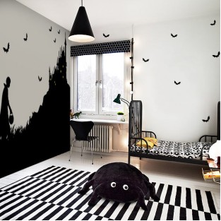 Vinilos decorativos siluetas ambiente halloween Vinilos decorativos siluetas ambiente halloween