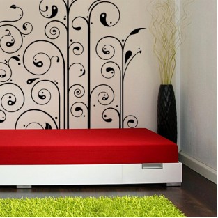 Vinilos y pegatinas flores ying yang