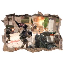 Vinilos agujero 3d videojuego call of duty modern warfare 3