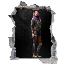 Pegatinas y vinilos agujero 3d sitara watch dogs 2