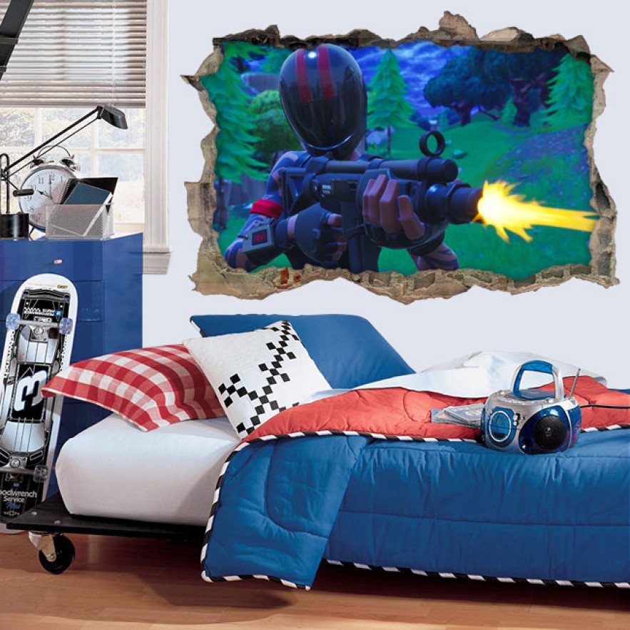Vinilo agujero 3d videojuego fortnite