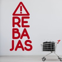 Vinilos decorativos atención rebajas