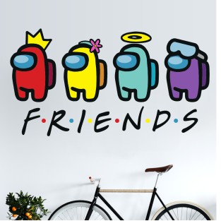 Vinilos decorativos among us friends Vinilos decorativos among us friends