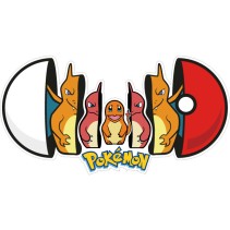 Vinilos decorativos charmander