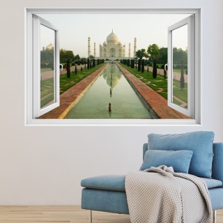 Ventana 3D Taj Mahal
