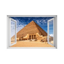 Ventana 3D Pirámide Egipto