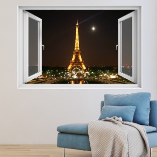 Ventana 3D París torre Eiffel Ventana 3D París torre Eiffel