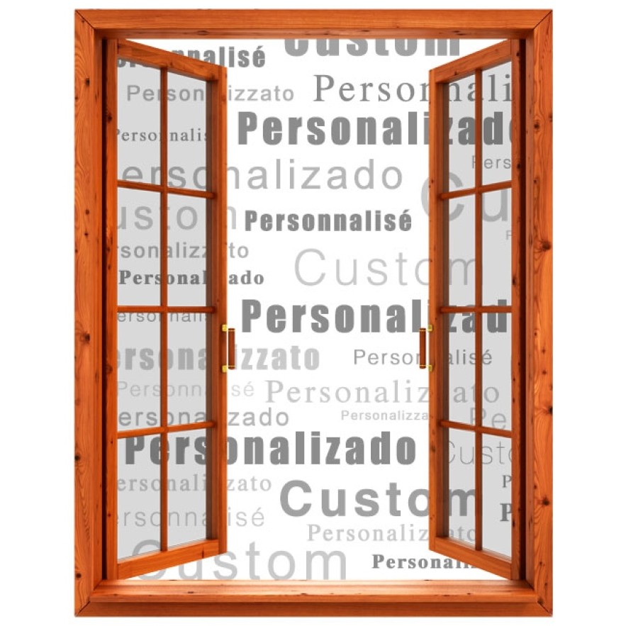 Ventanas en vinilo 3d personalizadas