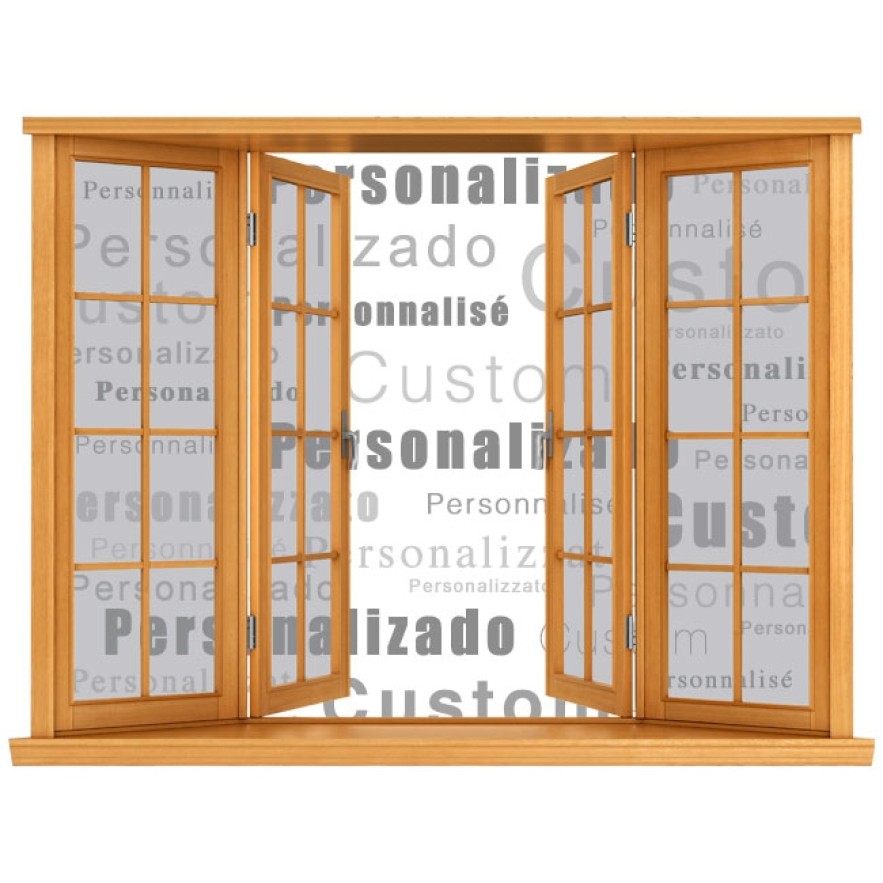 Ventanas de vinilos 3d personalizados