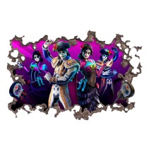 Vinilos agujero 3d fortnite
