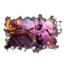 Vinilo videojuego fortnite agujero 3d