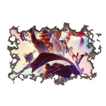 Vinilo adhesivo agujero 3d fortnite