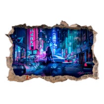 Vinilo agujero 3d cyberpunk 2077