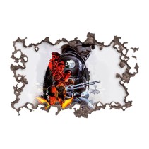 Vinilo decorativo pegatina 3d metal gear