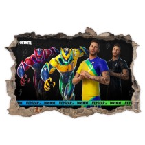 Vinilo agujero 3d neymar fortnite