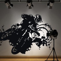 Vinilo decorativo motocross