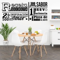 Vinilo decorativo cocina receta secreta