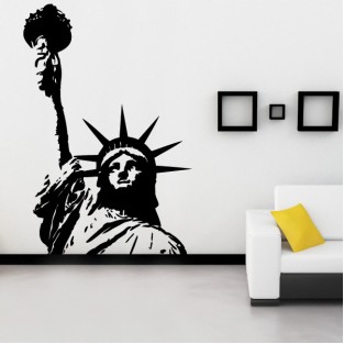 Vinilos y pegatinas de la estatua de la libertad