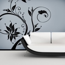 Vinilo decorativo diseño flores