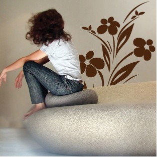 Vinilo decorativo pared flores de primavera Vinilo decorativo pared flores de primavera