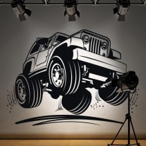Vinilo decorativo jeep