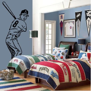 Vinilo decorativo jugador béisbol al bate Vinilo decorativo jugador béisbol al bate