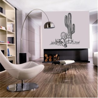 Vinilo decorativo paisaje lejano oeste