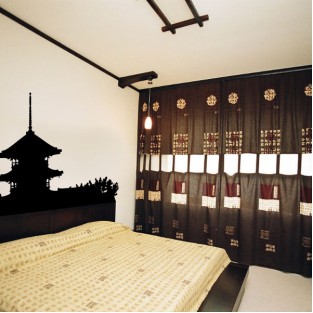 Vinilo decorativo pagoda japonesa Vinilo decorativo pagoda japonesa