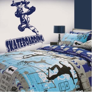 Vinilo decorativo skateboarding