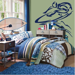 Vinilo decorativo surf tribal