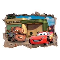 Vinilo agujero 3d disney cars