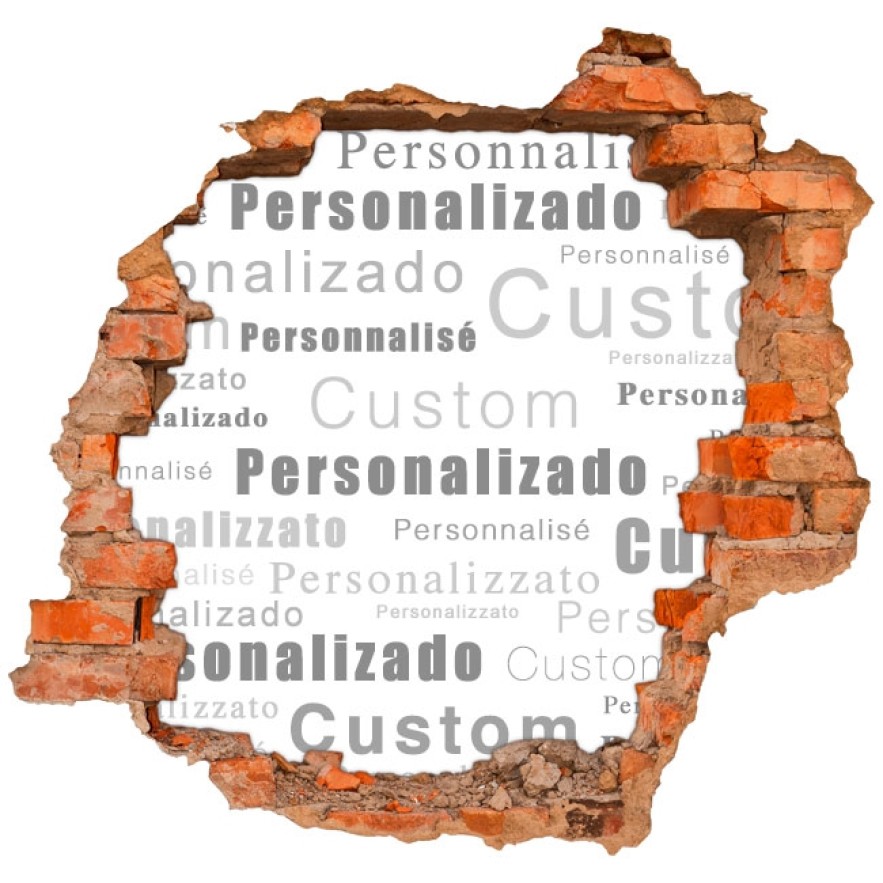Vinilo pared 3d personalizado