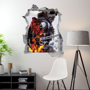 Vinilo agujero 3d videojuego metal gear Vinilo agujero 3d videojuego metal gear