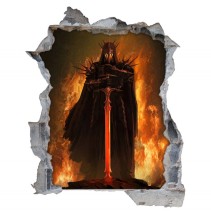 Vinilo agujero 3d señor de los anillos nazgul