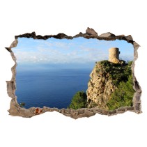Pared Rota Vinilo 3D Mirador Torre Les Verger Mallorca