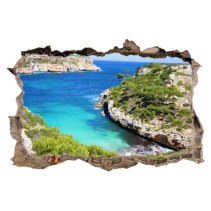 Pared Rota Vinilo 3D Cala Des Moros Mallorca